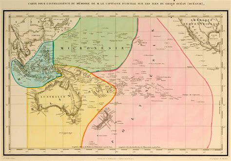 Polynesia Melanesia Micronesia Map