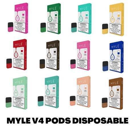 Myle V4 Pods Disposable Vape In Uae