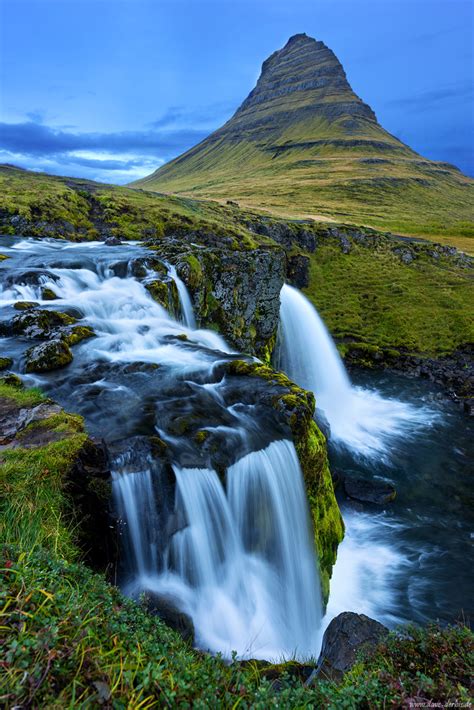 Kirkjufell Blue Hour by Dave-Derbis on DeviantArt