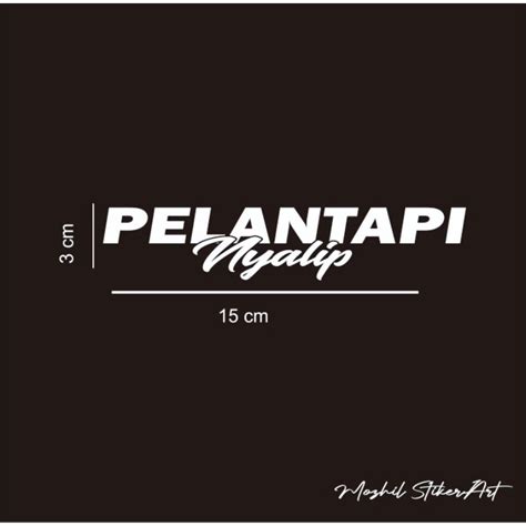 Jual Stiker Pelan Tapi Nyalip Cutting Stiker Shopee Indonesia