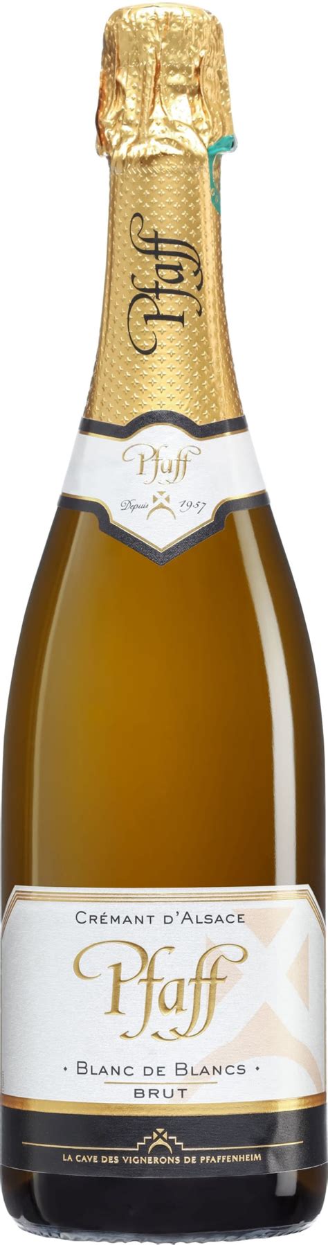 Pfaff Crémant d Alsace Blanc de Blancs Brut Alko