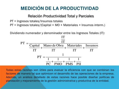 Unidad 2 Medición De Productividad