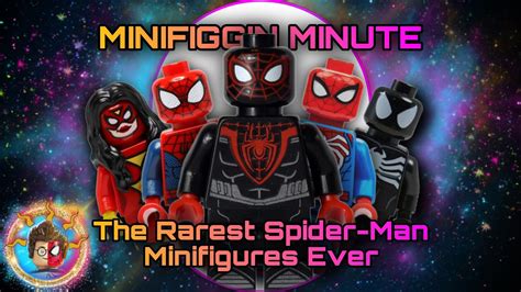 Rarest Spider Man LEGO Minifigures Ever YouTube