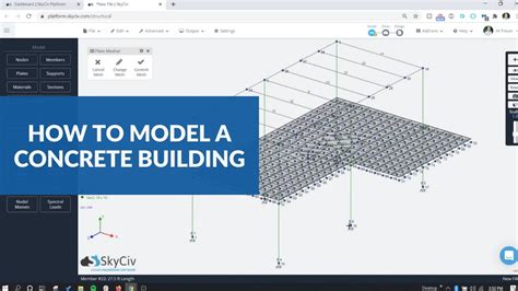 How To Model A Concrete Structure SkyCiv Structural And Analysis