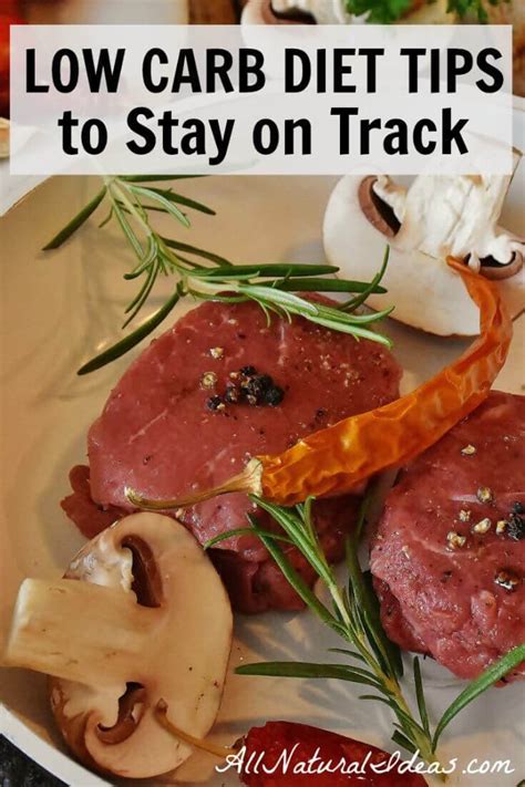 Low Carb Diet Tips to Stay on Track | All Natural Ideas