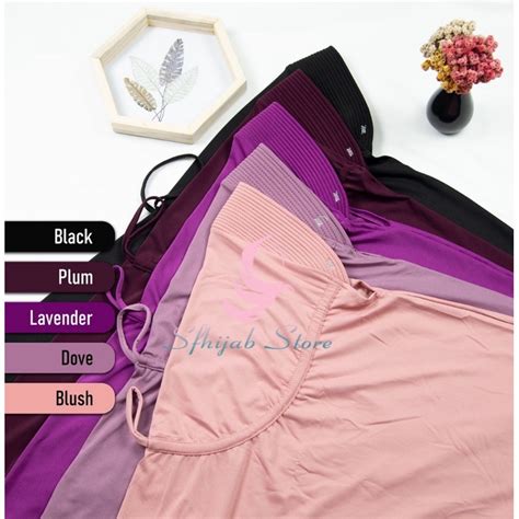 Jual Khimar Serut Adiba Bergo Hamidah Serut Jokowi Premium Shopee