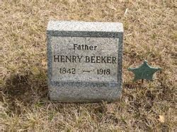 Johann Heinrich Henry Beeker 1843 1918 Mémorial Find a Grave