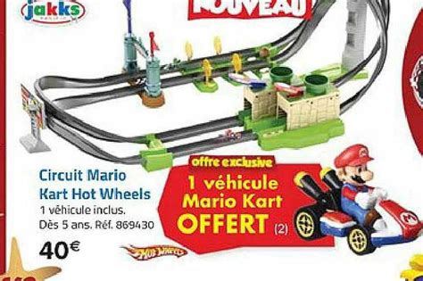 Promo Circuit Mario Kart Hot Wheels Jakks Chez La Grande R Cr Icatalogue Fr