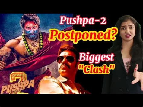 PUSHPA 2 Latest Update PUSHPA 2 Vs SINGHAM Again Allu Arjun Movie