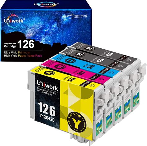 Amazon Uniwork Remanufactured Ink Cartridge Replacement For Epson