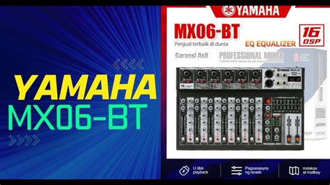 Mixer Yamaha Mx 06 Bt Informacionpublicasvetgobgt