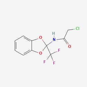 2 Chloro N 2 Trifluoromethyl 1 3 Benzodioxol 2 YL Acetamide