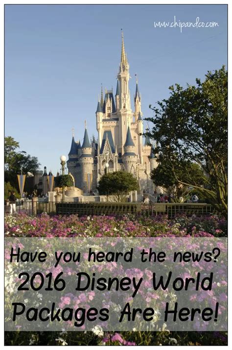 2016 Walt Disney World Vacation Packages Are Here!