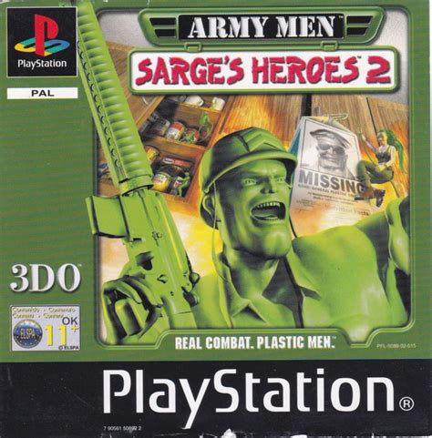 Army Men Sarge S Heroes Box Cover Art Mobygames