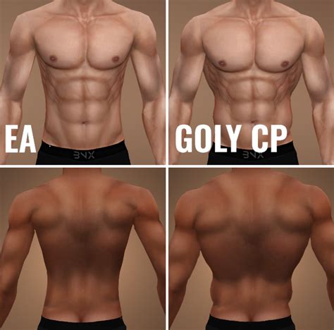 BODY CLASSIC PHYSIQUE Golyhawhaw On Patreon Sims 4 Sims 4