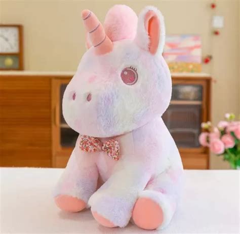 Unicornio Peluche Arcoiris Alas Kawaii Premium Pony Gigante Mebuscar