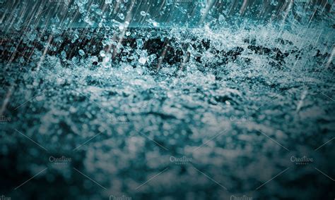 Rain Falling Background Water Splash High Quality Nature Stock Photos