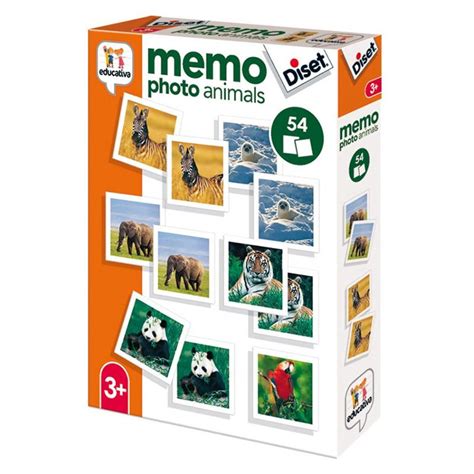 Memo Photo Animaux Jumbo Diset Acheter Sur La Boutique Bcd Jeux