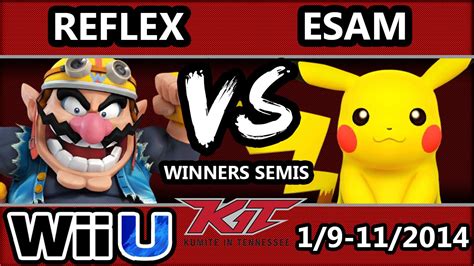 KiT 15 Reflex Wario Vs CT Esam Pikachu SSB4 Winners Semis