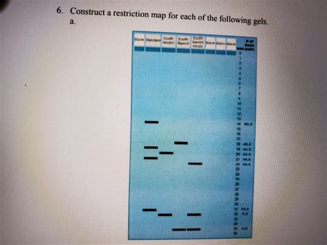 Solved Construct A Restriction Map For Each Of The Chegg