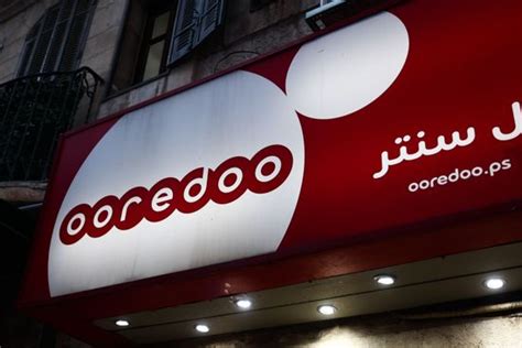 Ooredoo Logo Seen Bethlehem Palestinian Territories Editorial Stock