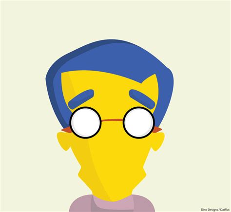 Milhouse The Simpsons By Datflat On Deviantart