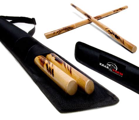 Krakstorm Escrima Sticks Pair W Bag Fma Kali Arnis Rattan