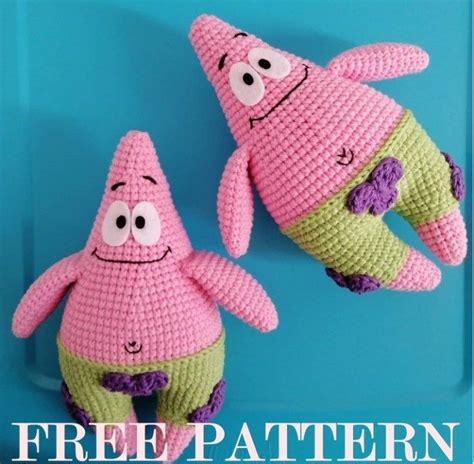 Patrick Star Amigurumi Free Pattern Csr Life Crochet Bear Patterns