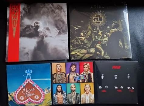 Rammstein 2x 10 And 3 X 7 Vinyl Deutschland Adieu Zeit Angst 2