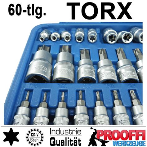 Tlg Torx T Profil E Profil Stecknuss Steckschl Ssel Set T T E