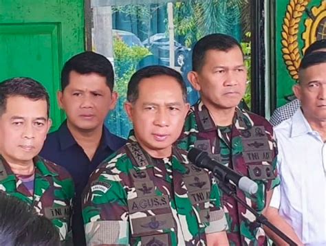 Panglima TNI Janjikan Ganti Rugi Bagi Warga Yang Rumahnya Rusak Karena