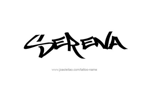 Serena Name Tattoo Designs Name Tattoo Designs Name Tattoos Names