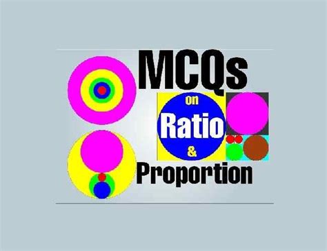 Ratio And Proportion MCQs Class 7th RS Aggarwal Exe 7 C Goyal Brothers