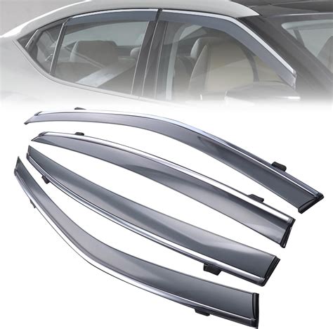 Amazon Gldifa Smoke Sun Rain Guards Window Visors Compatible With