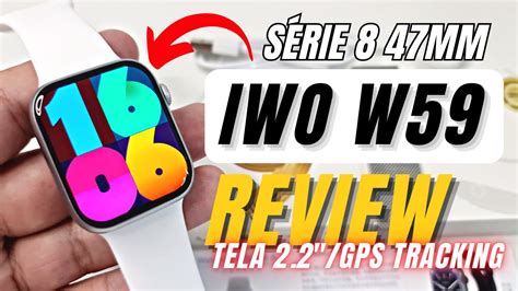 CHEGOU IWO W59 Watch 9 SÉRIE 8 47mm REVIEW Unboxing TELA GIGANTE 2 2