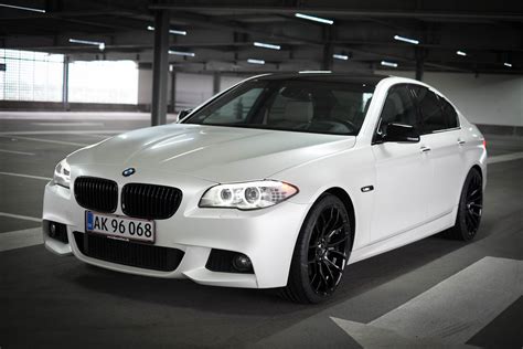 Bmw 535i M Sport White Satin Pearl Car Wrapped With White Flickr