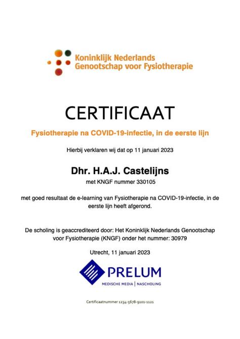 Up To Date Fysiotherapie Bij COVID 19 Fysiotherapie Castelijns