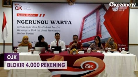 OJK Blokir 4 000 Rekening Yang Terindikasi Terlibat Judi Online Video