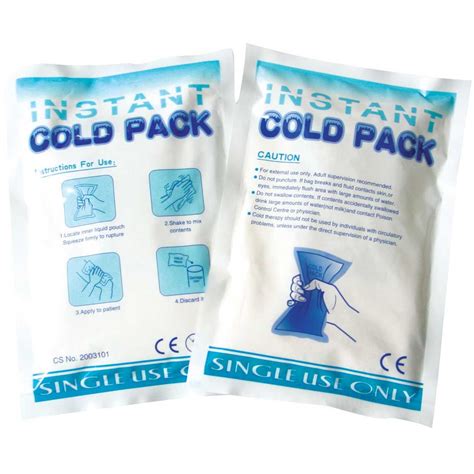 Instant Ice Packstemperature Inside An Instant Ice Pack There Are