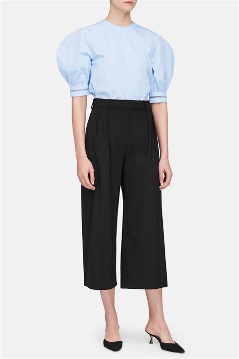 High Waist Culottes Black The Line