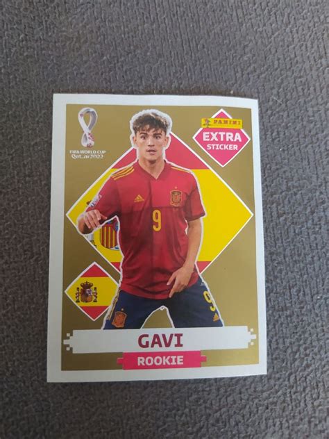 Figurinha Da Copa Do Mundo 2022 Gavi Rookie Roupa Esportiva