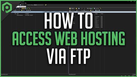 How To Access Web Hosting Via Ftp Youtube