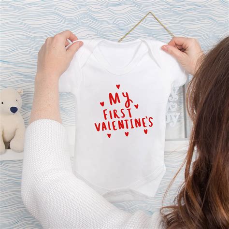 My First Valentine S Babygrow Body Vest By Ellie Ellie