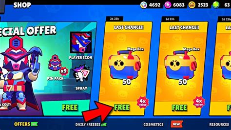 LAST CHANCE CLAM FREE MEGA BOXES BRAWL STARS NEW UPDATE FREE