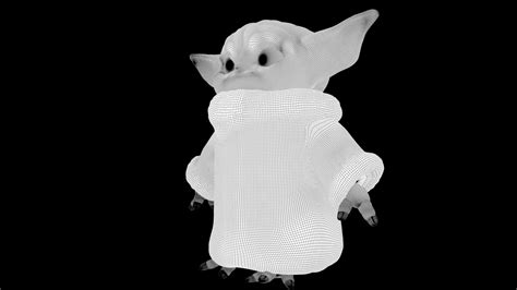 Grogu Baby Yoda 3d Model Turbosquid 2060944