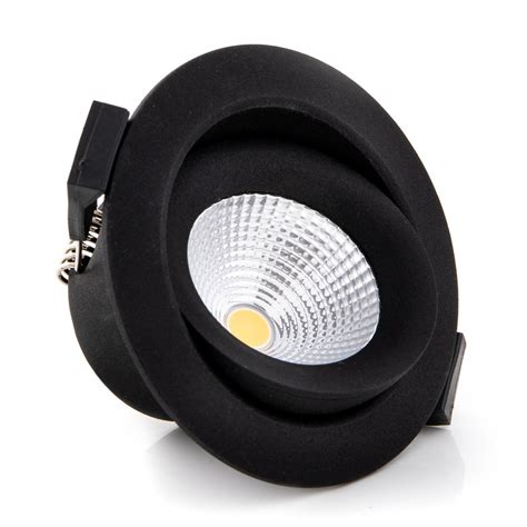 SLC One 360 LED Einbauleuchte Schwarz 2 700K Lampenwelt De