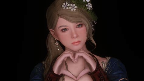 Skyrim Se Mod On Twitter 【キャラクタープリセットlorraine High Poly Racemenu