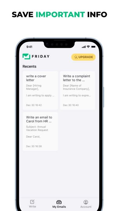 Friday Ai E Mail Writer Iphone And Ipad Game Reviews