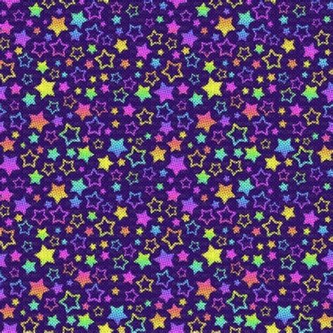 Kidcore Aesthetic Rainbow Background Halftone Stars Space Pastel