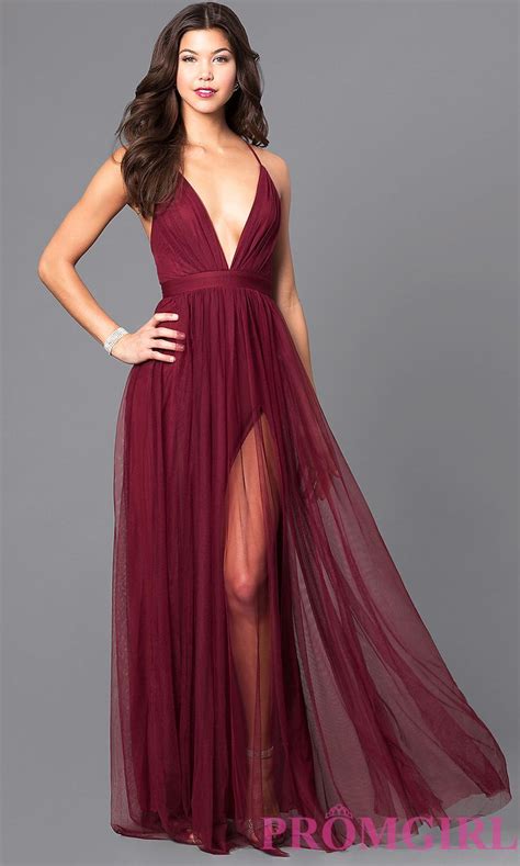 Long Sexy Prom Dress With Deep V Neckline Maxi Dress Wedding Prom Dresses Long Evening